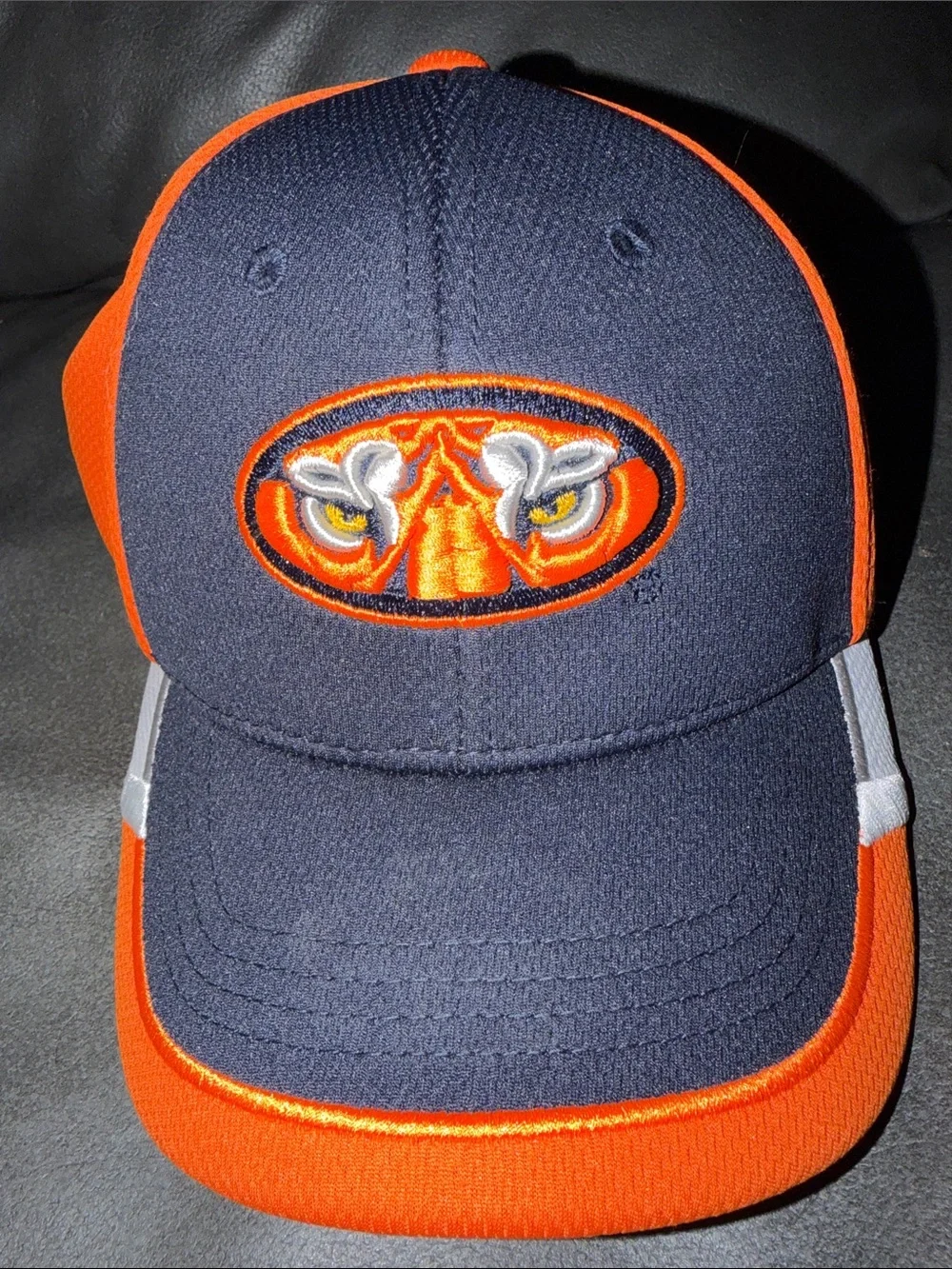 Youth Clemson tigers Kids Navy and Orange Baseball Cap with Tiger Logo